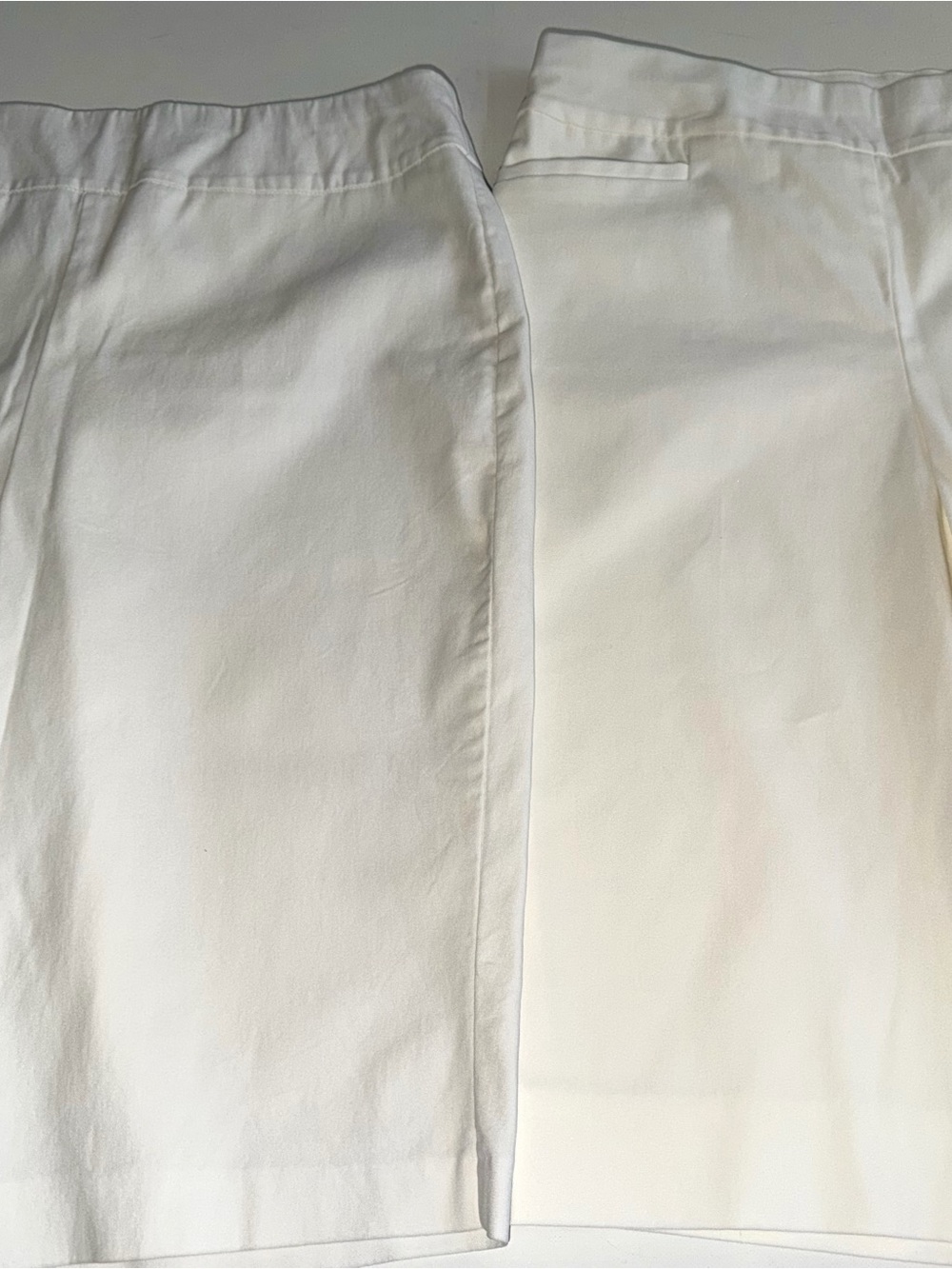 Chico’s Bundle Lot of 2 Shorts 13” Brigitte Alabaster White & Off White Size 8
